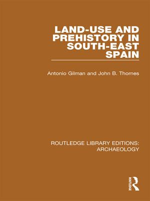 cover image of Land-use and Prehistory in South-East Spain